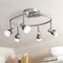 Thumbnail1 of Pro Track 15 3/4" Wide 5-Light Spiral LED Track Light Ceiling Fixture