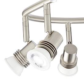 Image3 of Pro Track 15 3/4" Wide 5-Light Spiral LED Track Light Ceiling Fixture more views