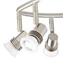 Thumbnail3 of Pro Track 15 3/4" Wide 5-Light Spiral LED Track Light Ceiling Fixture more views