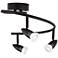 Pro Track® 3-Light Spiral Black LED Ceiling Light Fixture