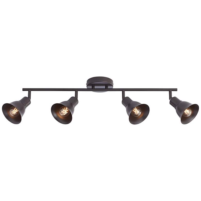 Image 2 Pro Track 30 1/2" Wide 4-Light Bronze Finish ceiling or wall Track Kit