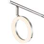 3_Pro Track 30" Wide 4-Light Chrome LED Light Ring Track Fixture more views