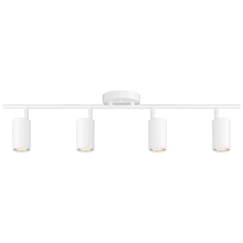 Image 2 Pro Track 31 1/2" Wide 4-Light White LED GU10 Track Light Fixture