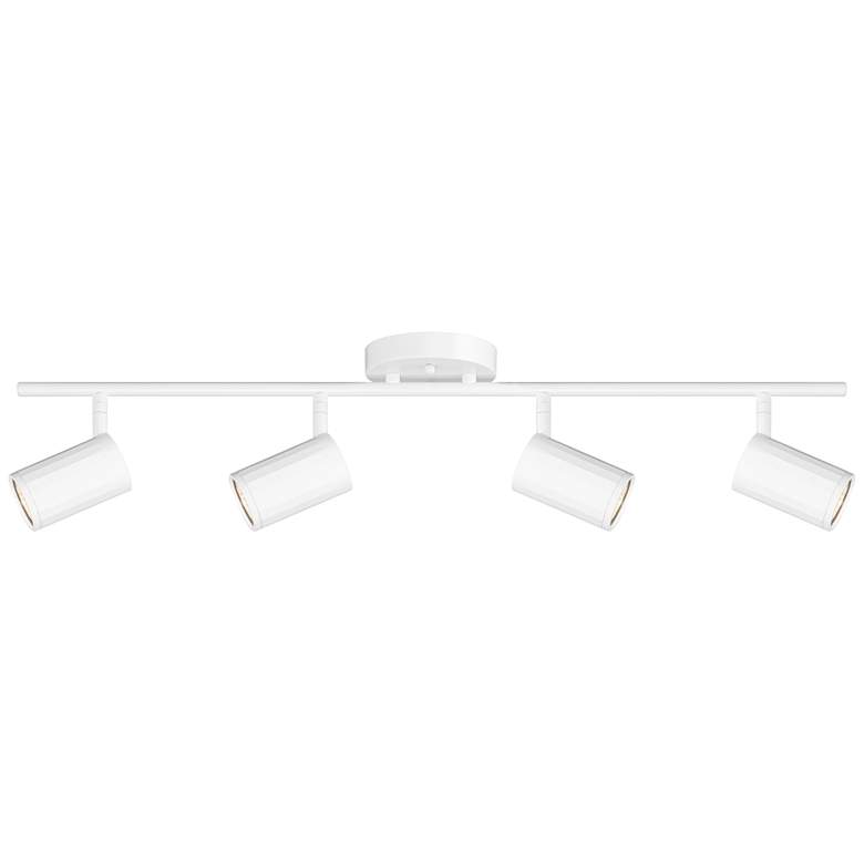 Image 5 Pro Track 31 1/2" Wide 4-Light White LED GU10 Track Light Fixture more views