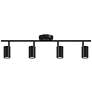 2_Pro Track 31 1/2" Wide GU10 4-Light Black LED Track Fixture