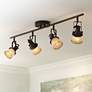Pro Track 34" Wide Bronze Finish 4-Light ceiling or wall Track Fixture