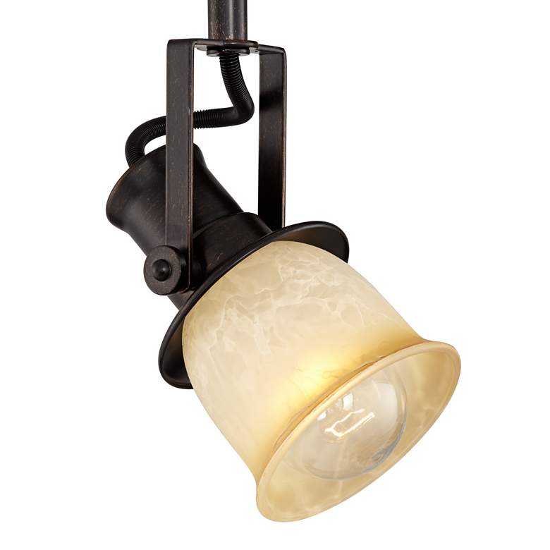 Image 3 Pro Track 34" Wide Bronze Finish 4-Light ceiling or wall Track Fixture more views