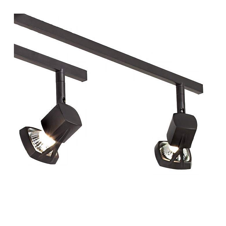Image 3 Pro Track 36" Wide Bronze 4-Light Adjustable Track Style Ceiling Light more views