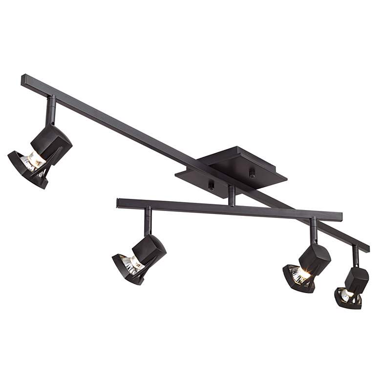Image 4 Pro Track 36" Wide Bronze 4-Light Adjustable Track Style Ceiling Light more views