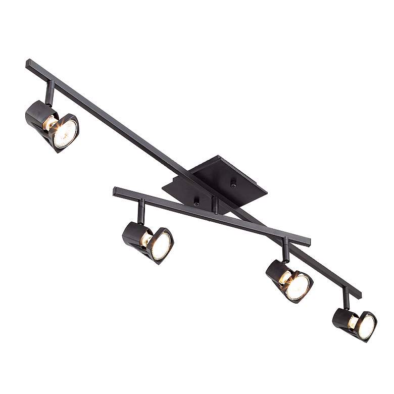 Image 5 Pro Track 36" Wide Bronze 4-Light Adjustable Track Style Ceiling Light more views