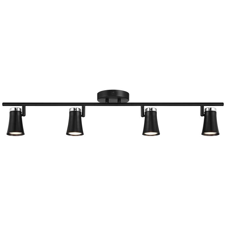 Image 2 Pro Track 4-Light Black-Brushed Nickel LED Track and Ceiling Fixture