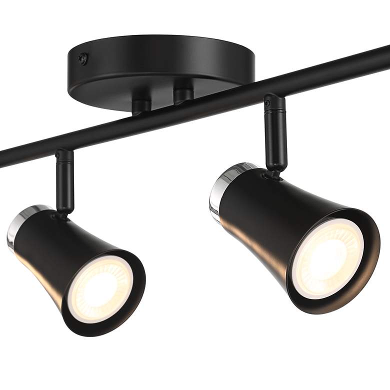 Image 4 Pro Track 4-Light Black-Brushed Nickel LED Track and Ceiling Fixture more views