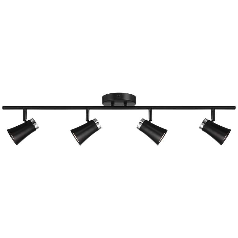 Image 6 Pro Track 4-Light Black-Brushed Nickel LED Track and Ceiling Fixture more views