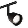 Pro-Track 4-Light Black GU10 LED Wall or Ceiling Track Fixture.