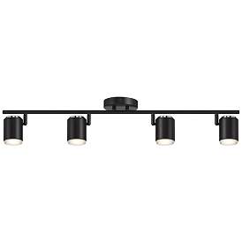 Image2 of Pro Track 4-Light Black LED Ceiling or Wall Track Fixture