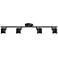 Pro Track  4-Light Black LED Ceiling or Wall Track Fixture