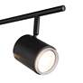3_Pro Track  4-Light Black LED Ceiling or Wall Track Fixture more views
