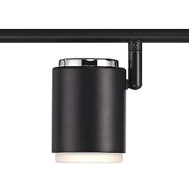 Image5 of Pro Track 4-Light Black LED Ceiling or Wall Track Fixture more views