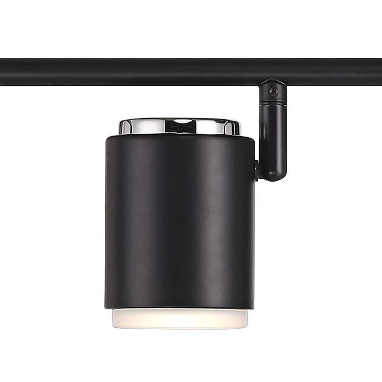Image 5 Pro Track 4-Light Black LED Ceiling or Wall Track Fixture more views