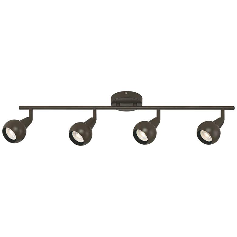 Image 1 Pro Track® 4-Light Bronze LED Track Fixture