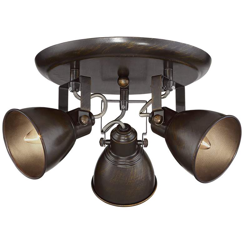 Image 2 Pro Track&#174; Abby 3-Light Bronze ceiling or wall Track Fixture