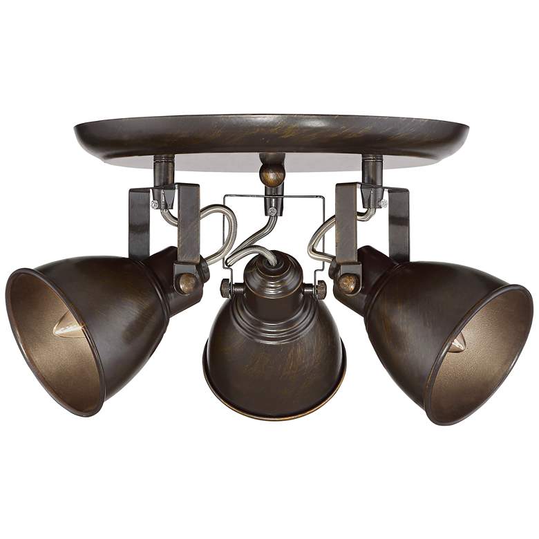 Image 5 Pro Track&#174; Abby 3-Light Bronze ceiling or wall Track Fixture more views