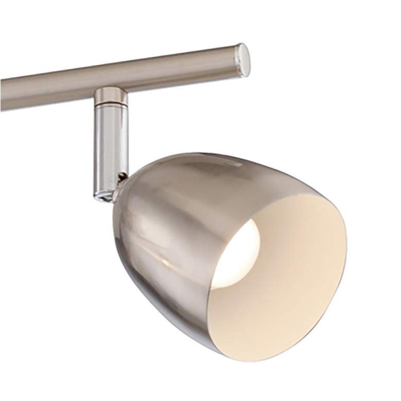 Image 3 Pro Track Alexa 32 1/4" Satin Nickel 4-Light LED Ceiling Light more views