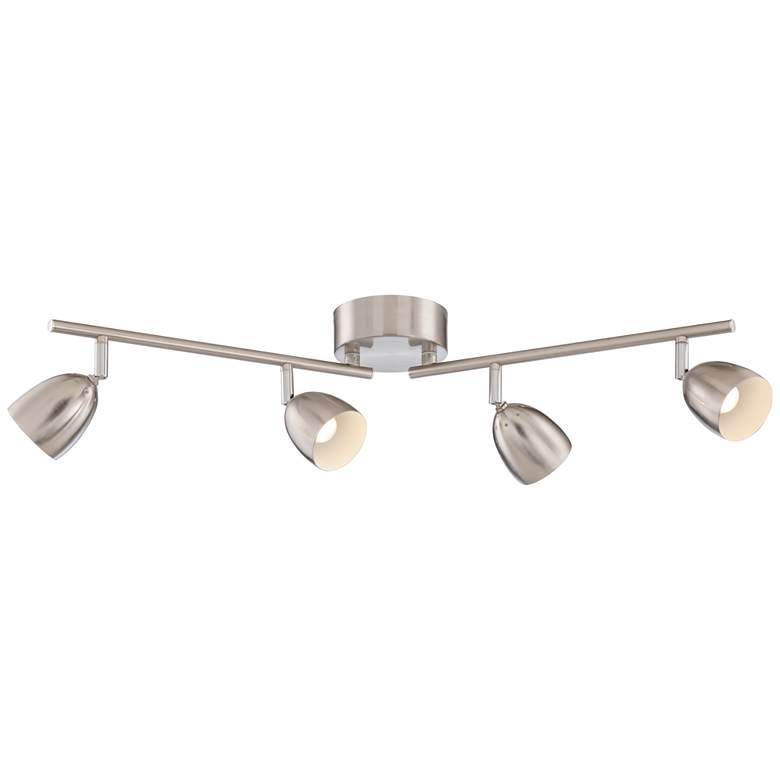 Image 6 Pro Track Alexa 32 1/4" Satin Nickel 4-Light LED Ceiling Light more views