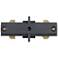 Pro Track Arnold Black Mini-Connector for Halo Track Lighting Systems