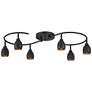 3_Pro Track Ascend 31 1/4" Wide 6-Light Black S-Wave LED Track Fixture