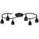Pro Track Ascend 31 1/4" Wide 6-Light Black S-Wave LED Track Fixture