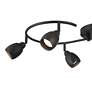 4_Pro Track Ascend 31 1/4" Wide 6-Light Black S-Wave LED Track Fixture more views
