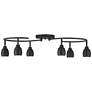 6_Pro Track Ascend 31 1/4" Wide 6-Light Black S-Wave LED Track Fixture more views