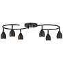 7_Pro Track Ascend 31 1/4" Wide 6-Light Black S-Wave LED Track Fixture more views