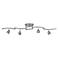 Pro Track Axel Adjustable Swing Arm 4-Light LED Track Light Fixture