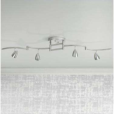 Pro Track Axel Adjustable Swing Arm 4-Light LED Track Light Fixture