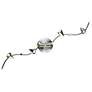 Thumbnail3 of Pro Track Axel Adjustable Swing Arm 4-Light LED Track Light Fixture more views