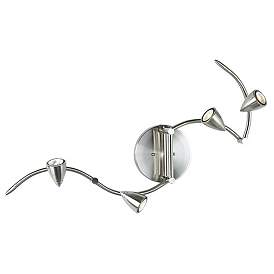 Image4 of Pro Track Axel Adjustable Swing Arm 4-Light LED Track Light Fixture more views