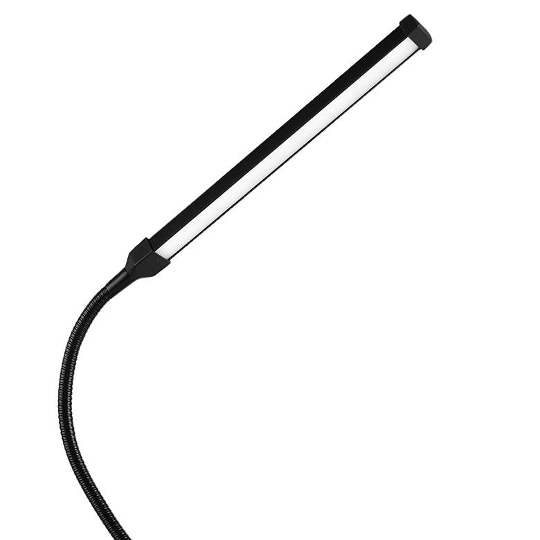 Image 2 Pro Track Baton Black Finish Adjustable Gooseneck Flex Arm LED Clip Light more views