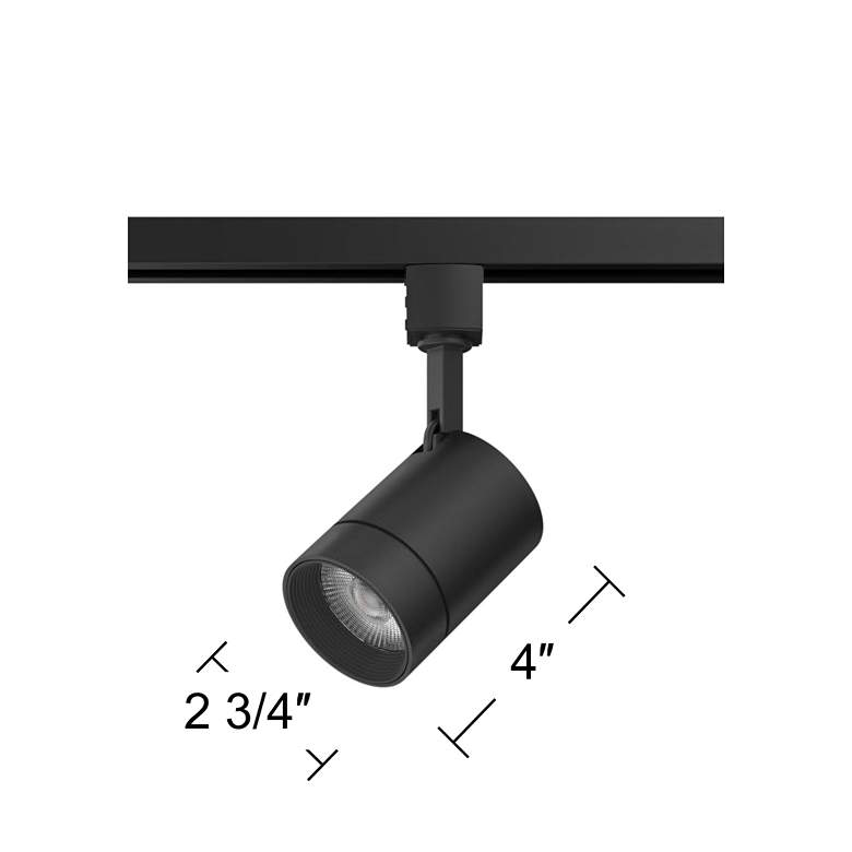 Image 3 Pro Track Black 12 Watt Dimmable LED Track Head more views