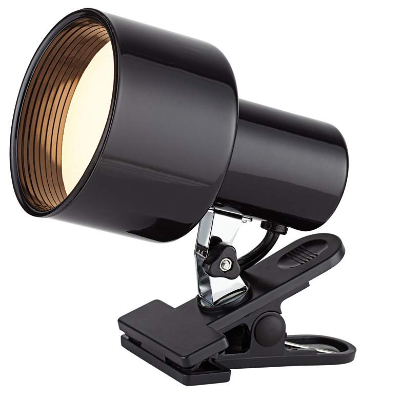 Image 1 Pro Track Black 6" High BR20 LED Mini Accent Clip Light