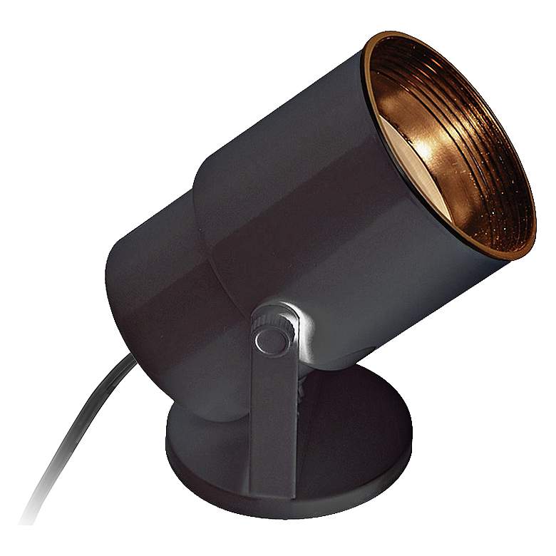 Image 1 Pro Track Black 8 inch High BR20 LED Adjustable Accent Uplight