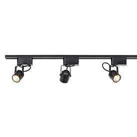 Image5 of Pro Track® Black Watt 3-Light Linear Track Kit For Wall or Ceiling more views