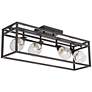 Pro Track Brennan 29 1/2" Wide 4-Light Bronze Cage LED Track Fixture