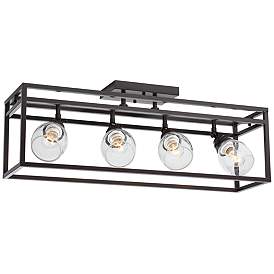 Image2 of Pro Track Brennan 4-Light Bronze Cage Track Fixture
