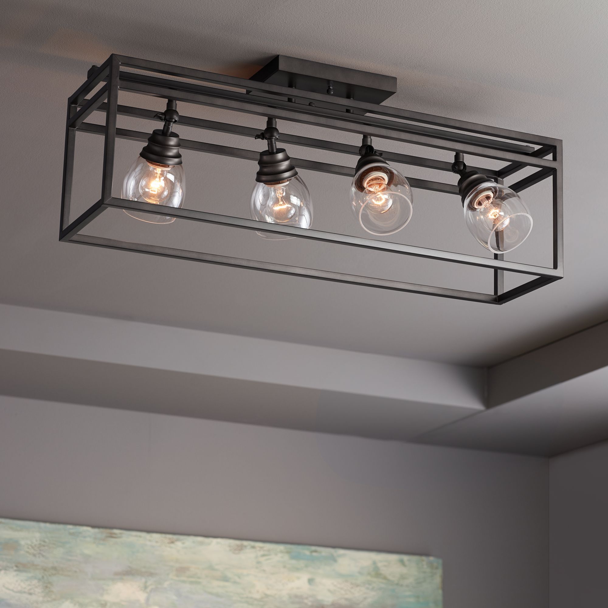 Modern farmhouse hot sale track lighting