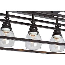 Image4 of Pro Track Brennan 4-Light Bronze Cage Track Fixture more views
