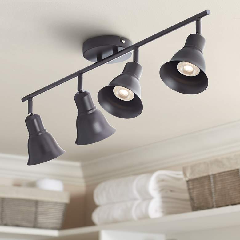 Image 1 Pro Track Bronze 27.5" Wide LED Track Kit Fixture