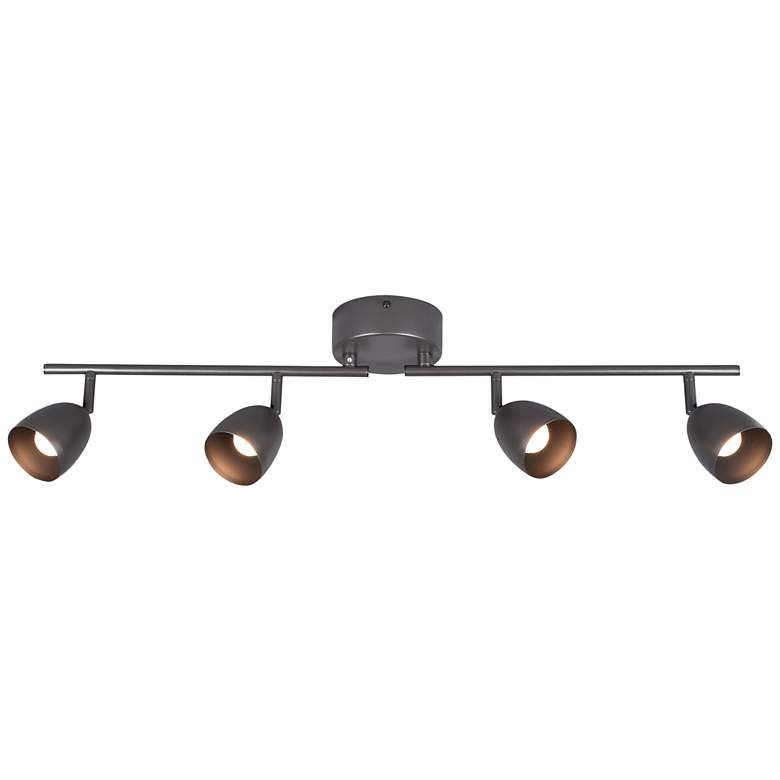 Image 1 Pro Track Bronze 4-Light White LED Track Fixture