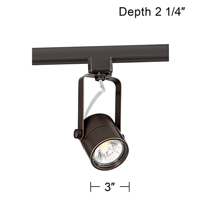 Image 6 Pro Track Bronze 8.5 Watt LED Track Head for Halo System more views